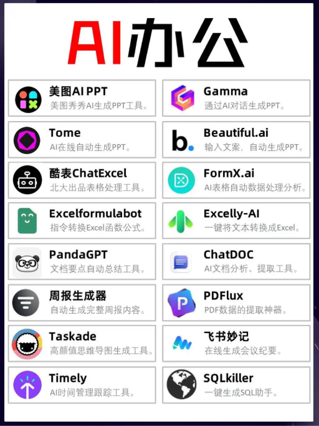 吐血整理！80个打工人必备 的 AI 工具合集，摸鱼也能升职加薪！